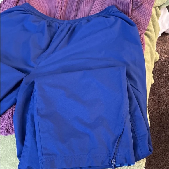 Vintage 2000 Adidas Mens 2 XL Track Warmup Pants, Ankle Zip Navy Blue - Picture 3 of 16